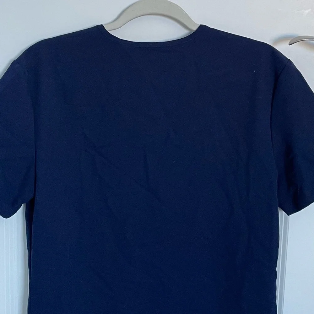 FIGS Navy Blue Scrub Top Size XS 54156